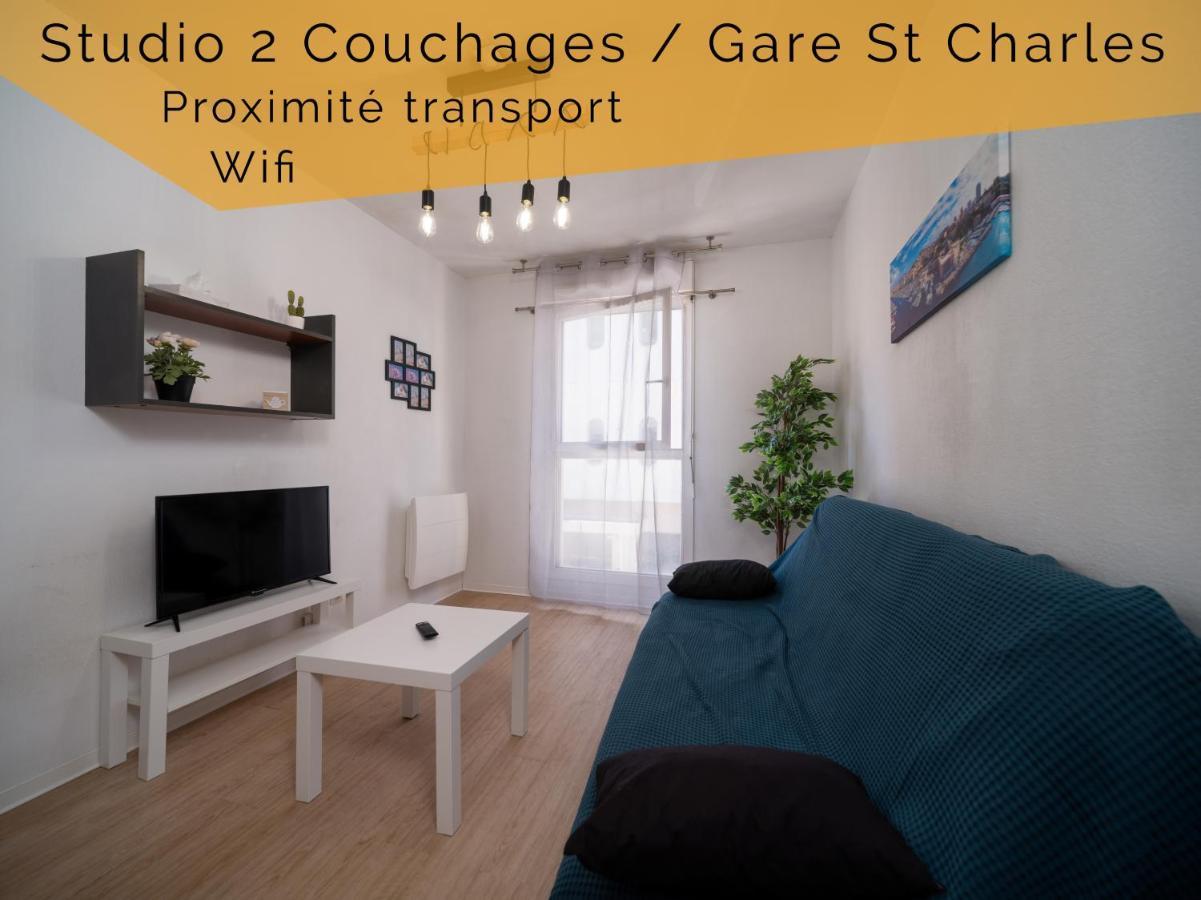 Appartement Tout Equipe A 5 Min De La Gare St Charles Marseilles Exterior foto